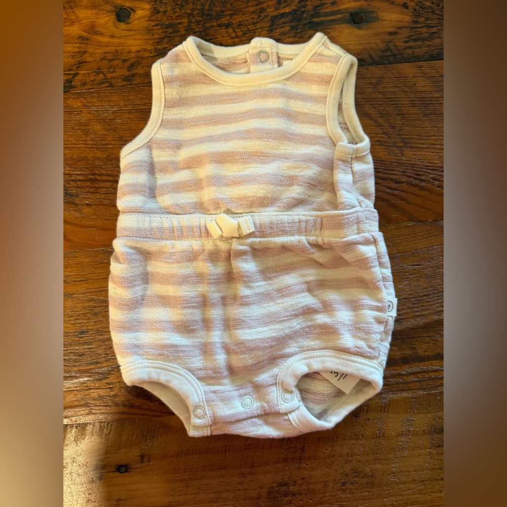 Striped romper